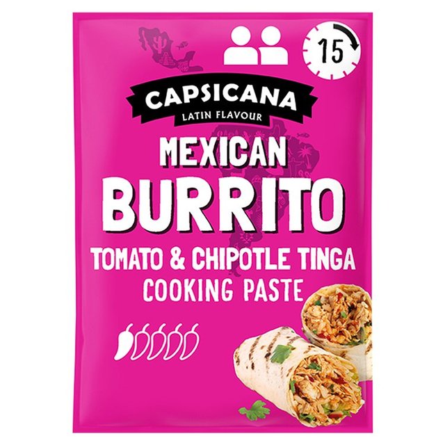 Capsicana Mexican Burrito Tomato & Chipotle Paste  60g