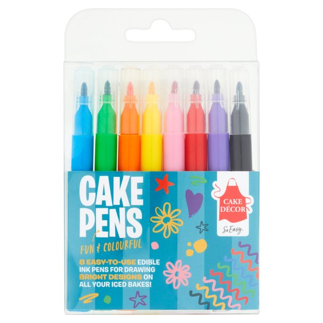 Cake Decor Cake Pens Edible 8 Colours 