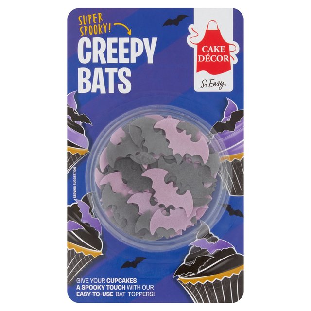 Cake Decor Creepy Bats Decorations  4g