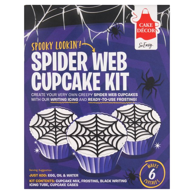 Cake Decor Spider Web Cupcake Kit 232g