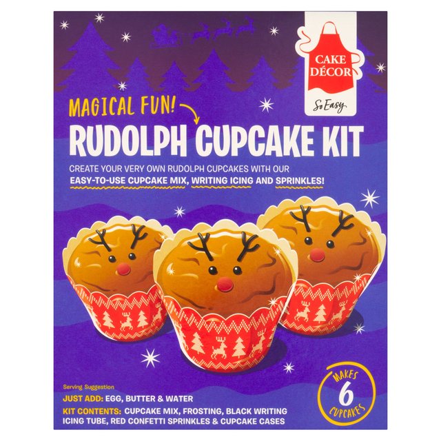 Cake Decor Rudolph Cupcake Kit  222g