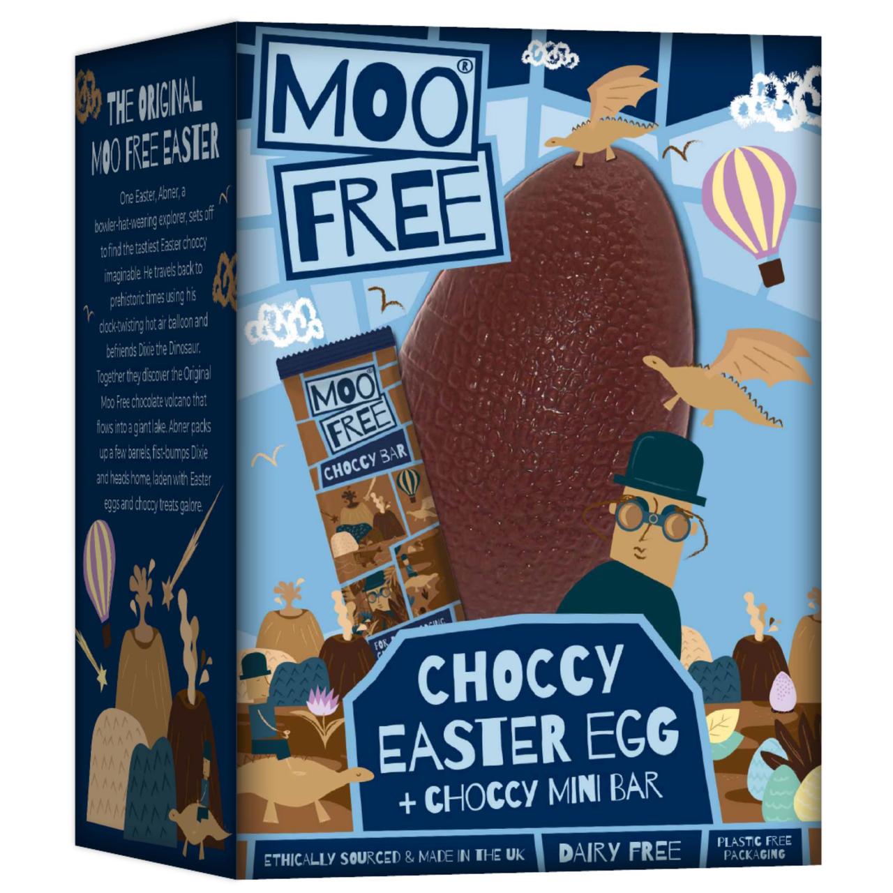 Moo Free Original Choccy Easter Egg with Choccy Mini Bar