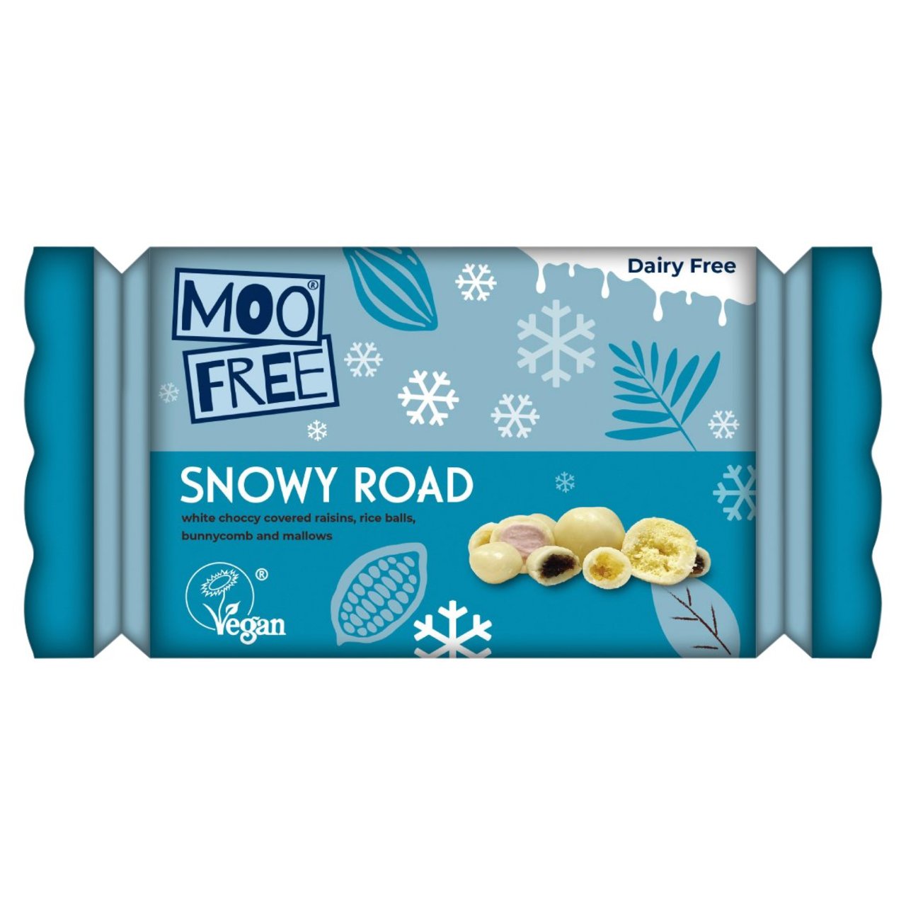 Moo Free Snowy Road Cracker