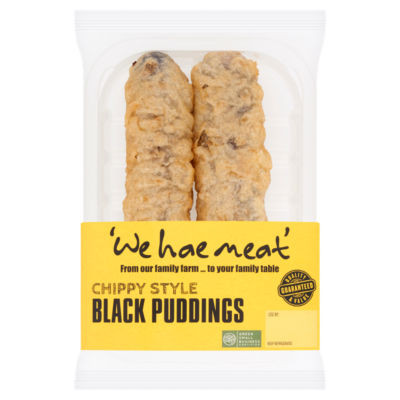 We Hae Meat Chippy Style Black Puddings 200g