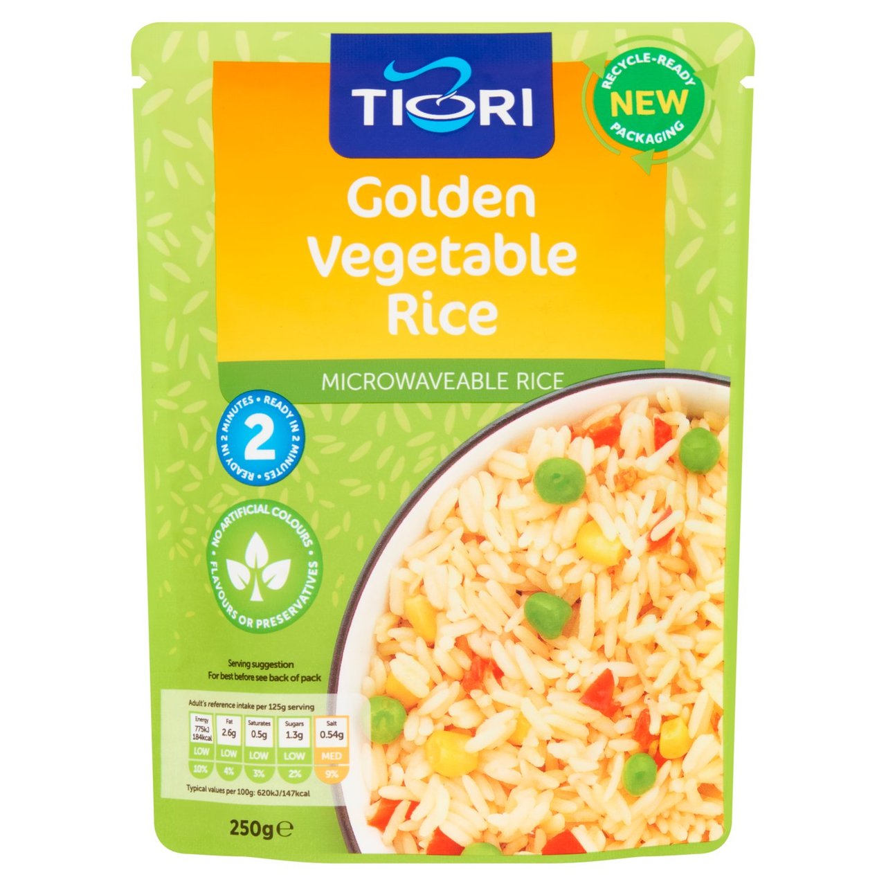 Tiori Golden Vegetable Microwave Rice