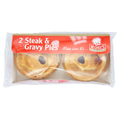 McGhee's 2 Steak & Gravy Pies