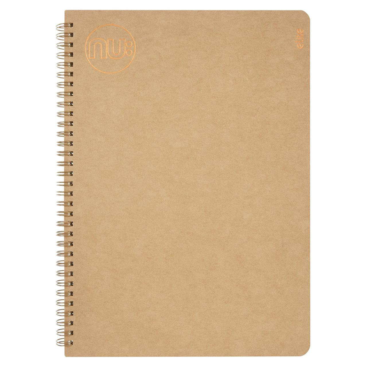 Nu Kraft A4 Manilla Wiro Notebook - 160 pgs