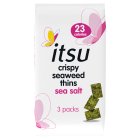 Itsu Crispy Seaweed Thins Sea Salt 3x5g