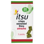 Itsu sriracha crispy seaweed thins multipack