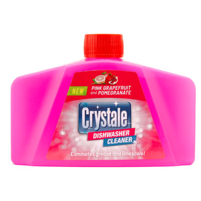 Crystale Dishwasher Cleaner Pink Grapefruit and Pomegranate