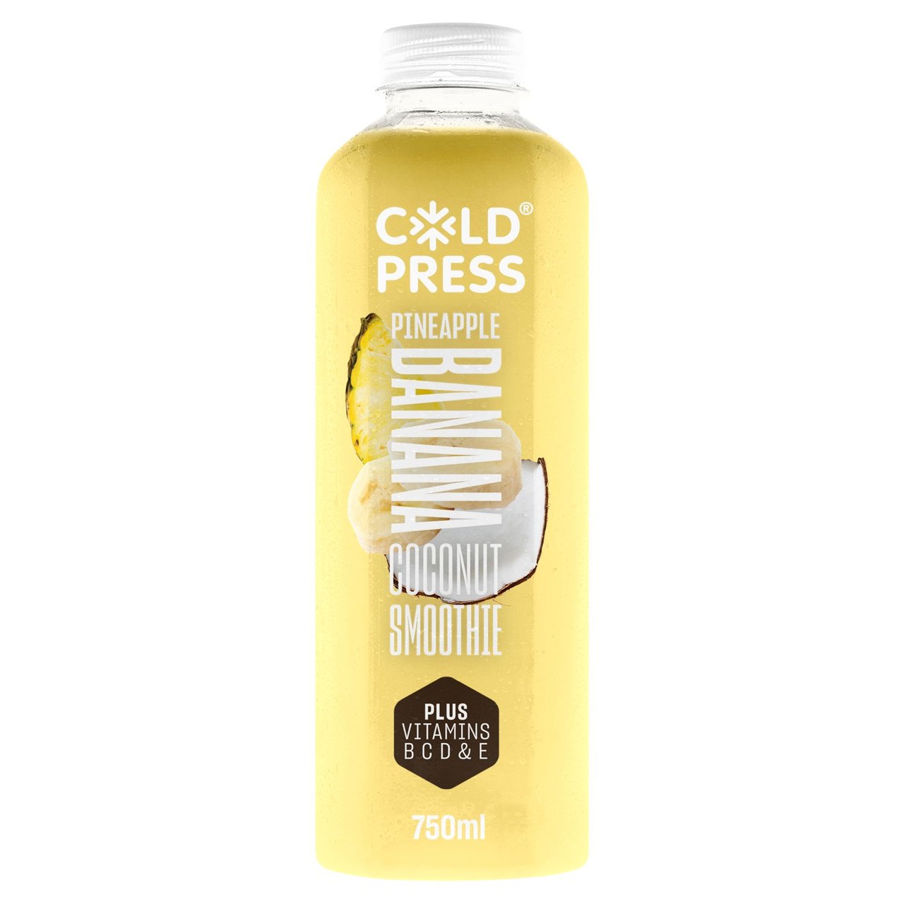 Coldpress Pineapple Banana Coconut Smoothie Plus Vitamins