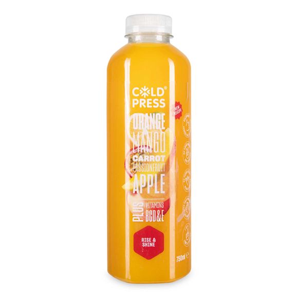 Coldpress Orange, Mango, Carrot, Passionfruit, Apple Rise & Shine 750ml