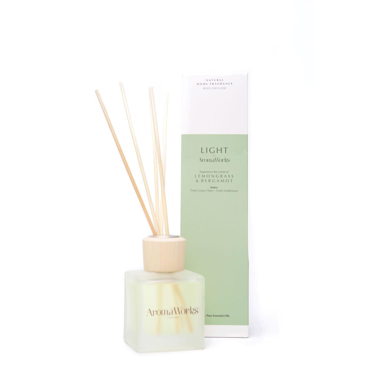 AromaWorks Reed Diffuser Lemongrass & Bergamot