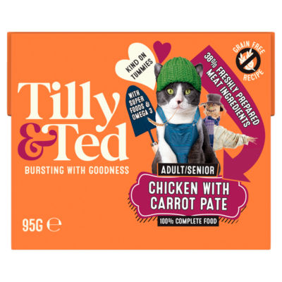 Tilly & Ted Adult/Senior Chicken with Carrot Pate 95g