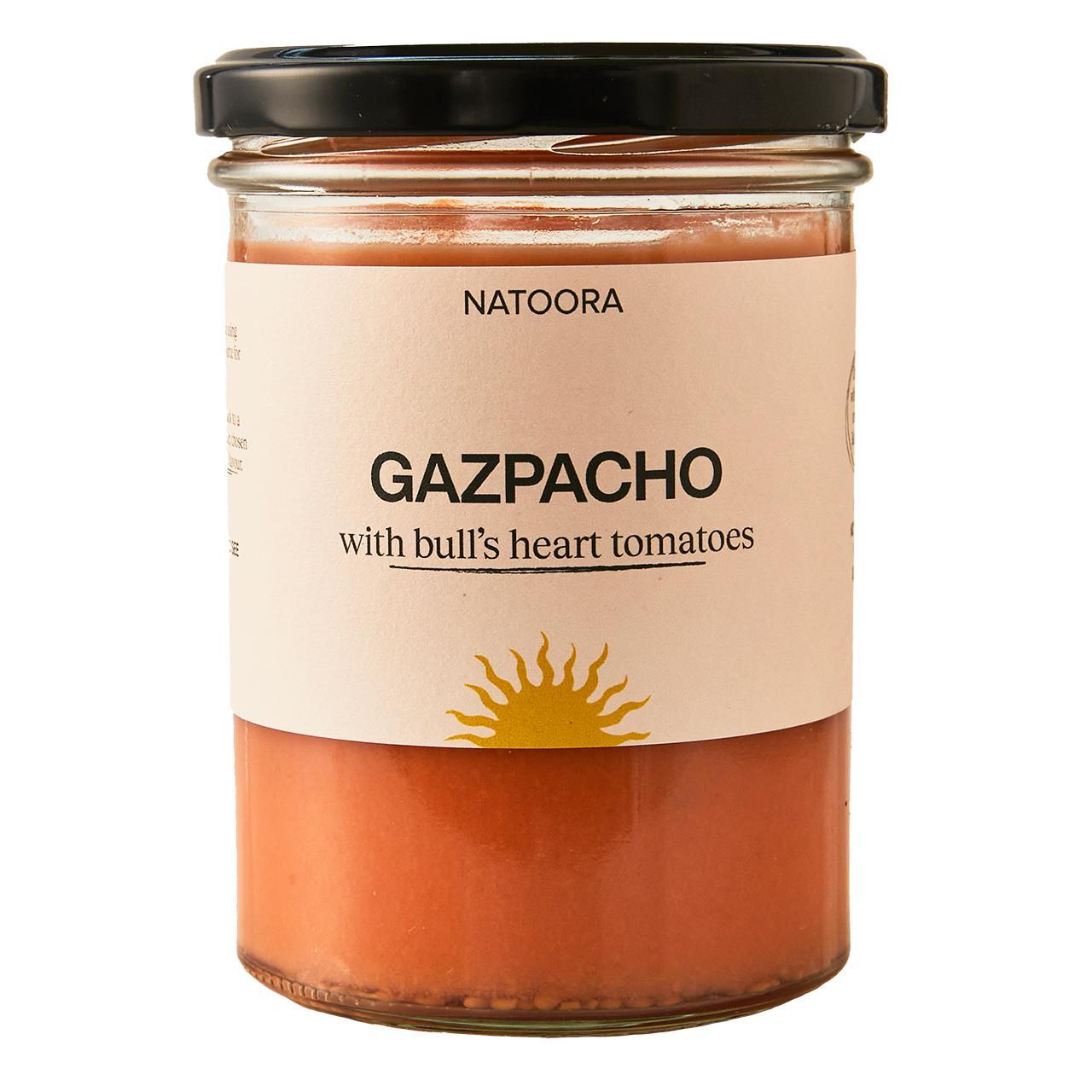 Natoora Gazpacho with Bulls Heart Tomatoes