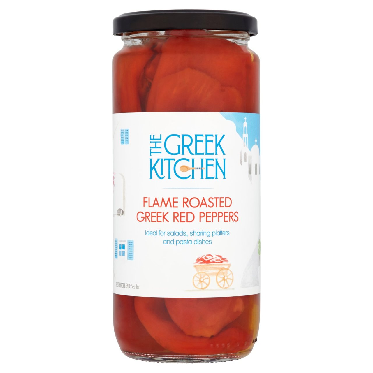 The Greek Kitchen Flame Roasted Red Peppers