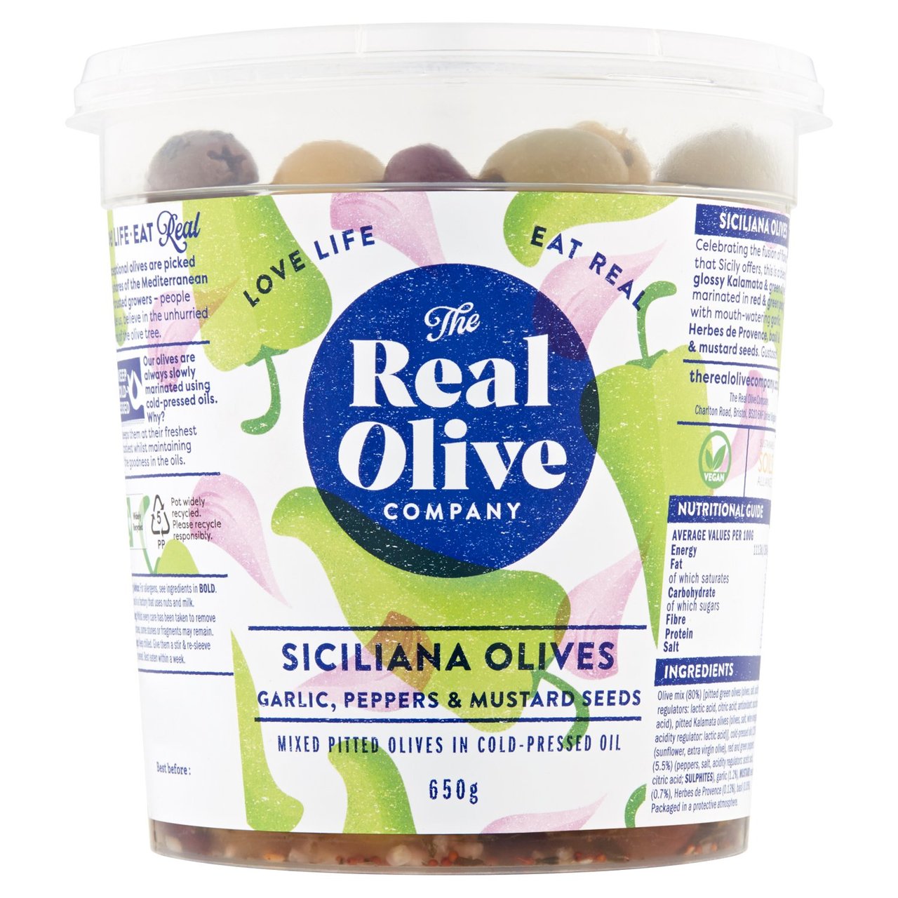 The Real Olive Co. Siciliana Olives