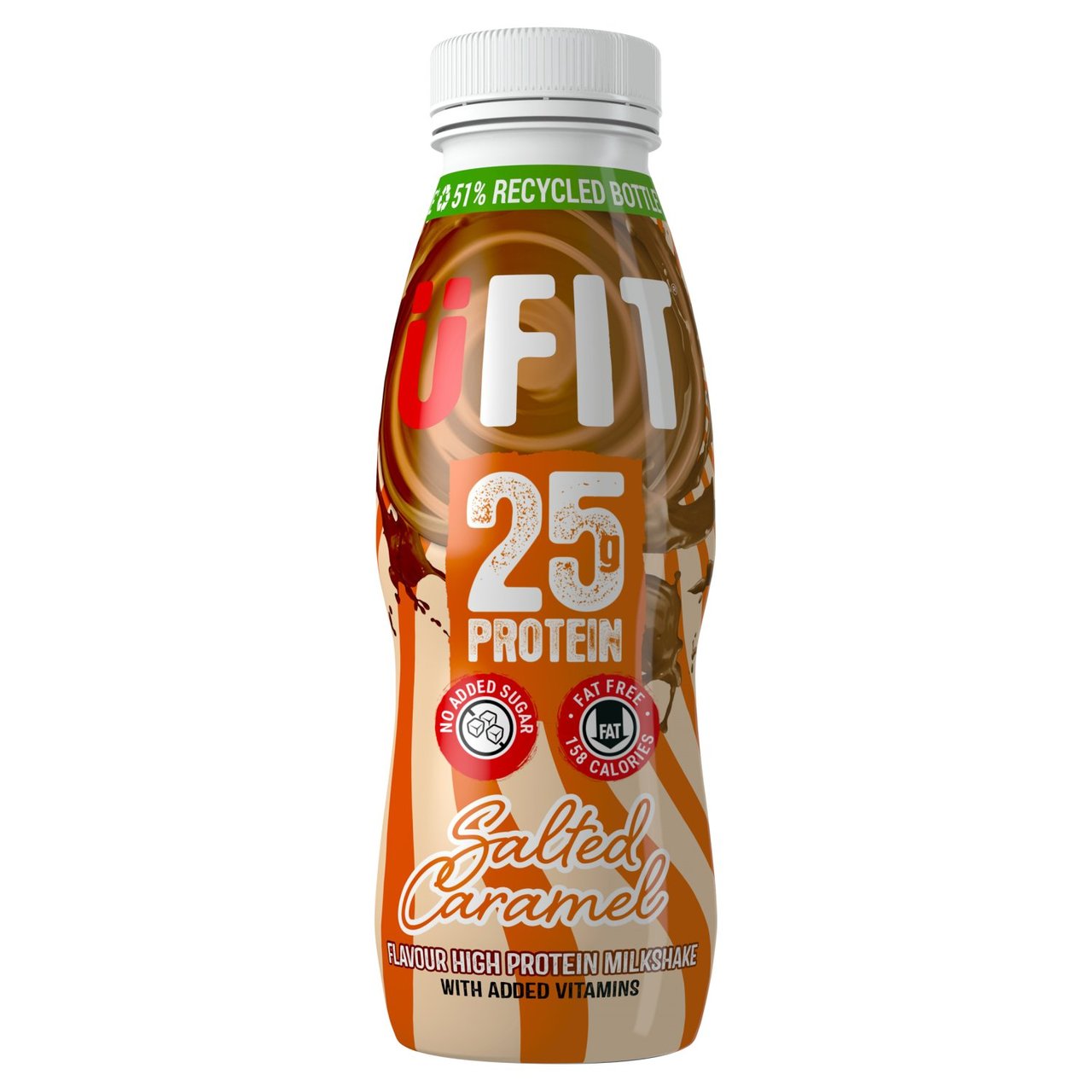 UFIT High Protein Shake Drink Salted Caramel 330ml