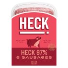 HECK 6 97% Pork Sausages