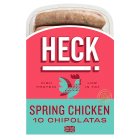 Heck Spring Chicken Gluten Free Chipolata Sausages x10 340g