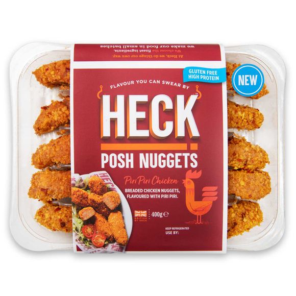 Heck Posh Nuggets Piri Piri Chicken 400g