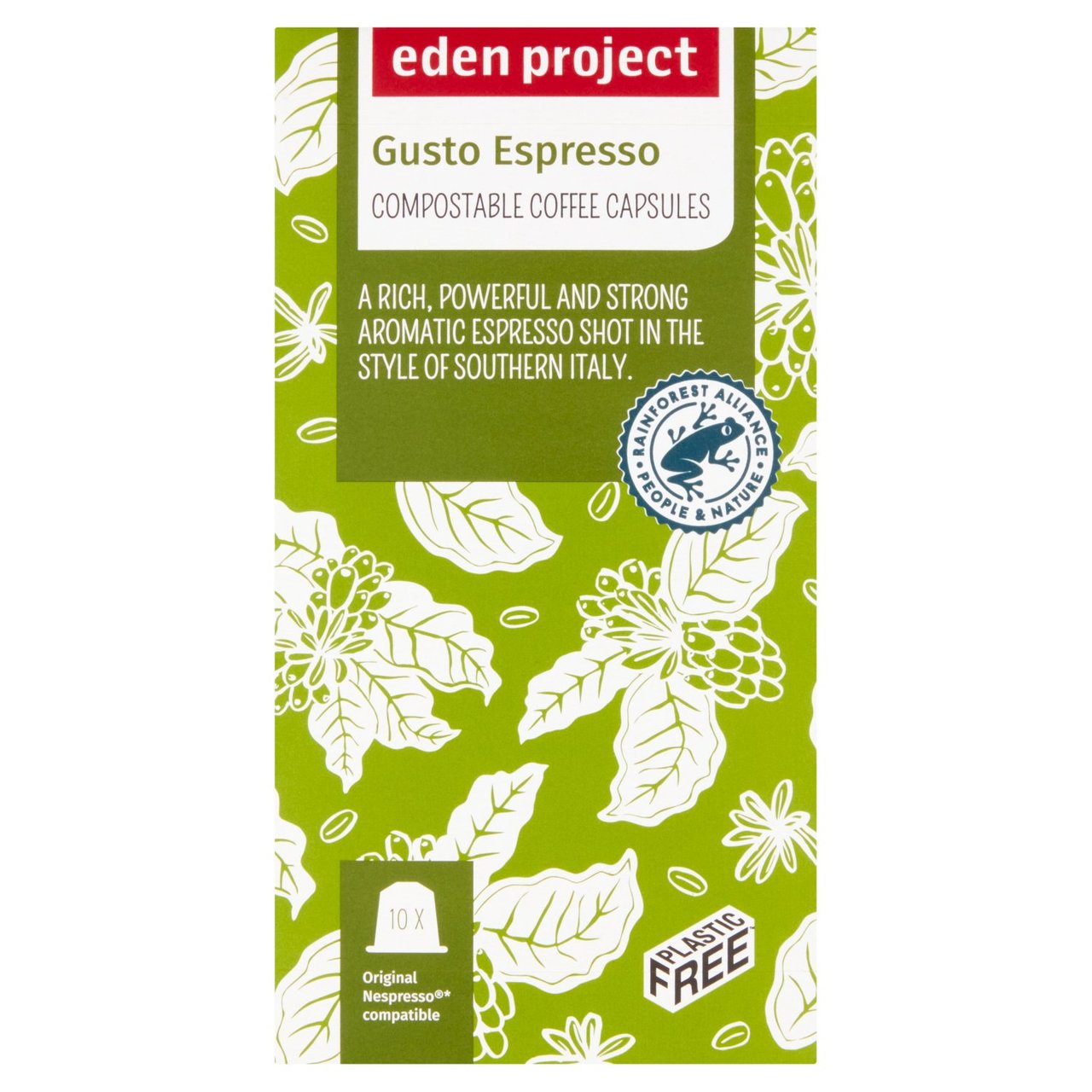 Eden Project Home Compostable Nespresso Capsules - Gusto Espresso