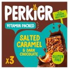 Perkier Salted Caramel & Dark Chocolate Bars 3x37g