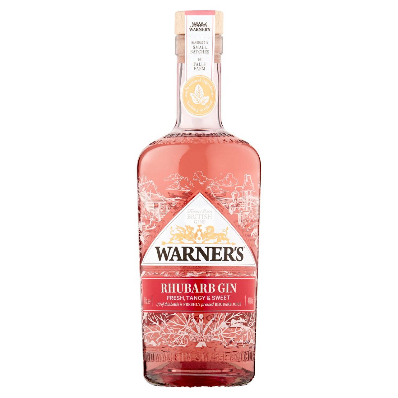 Warner's Rhubarb Gin  70cl