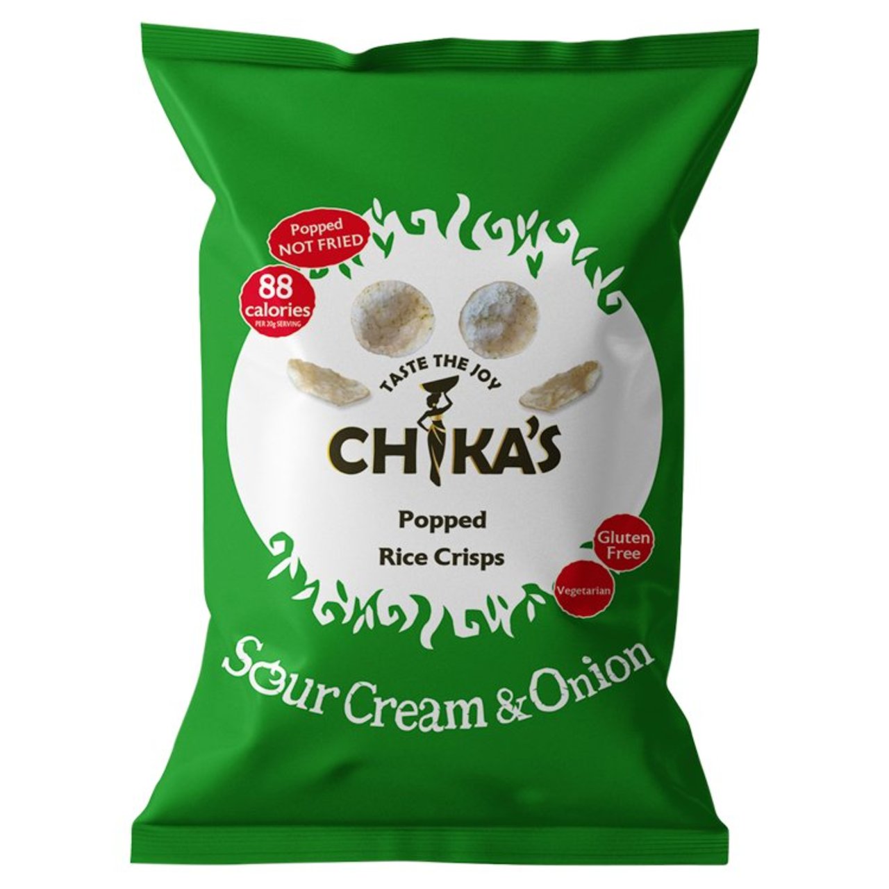 CHIKAS Sour Cream and Chive Rice Crisps 80g