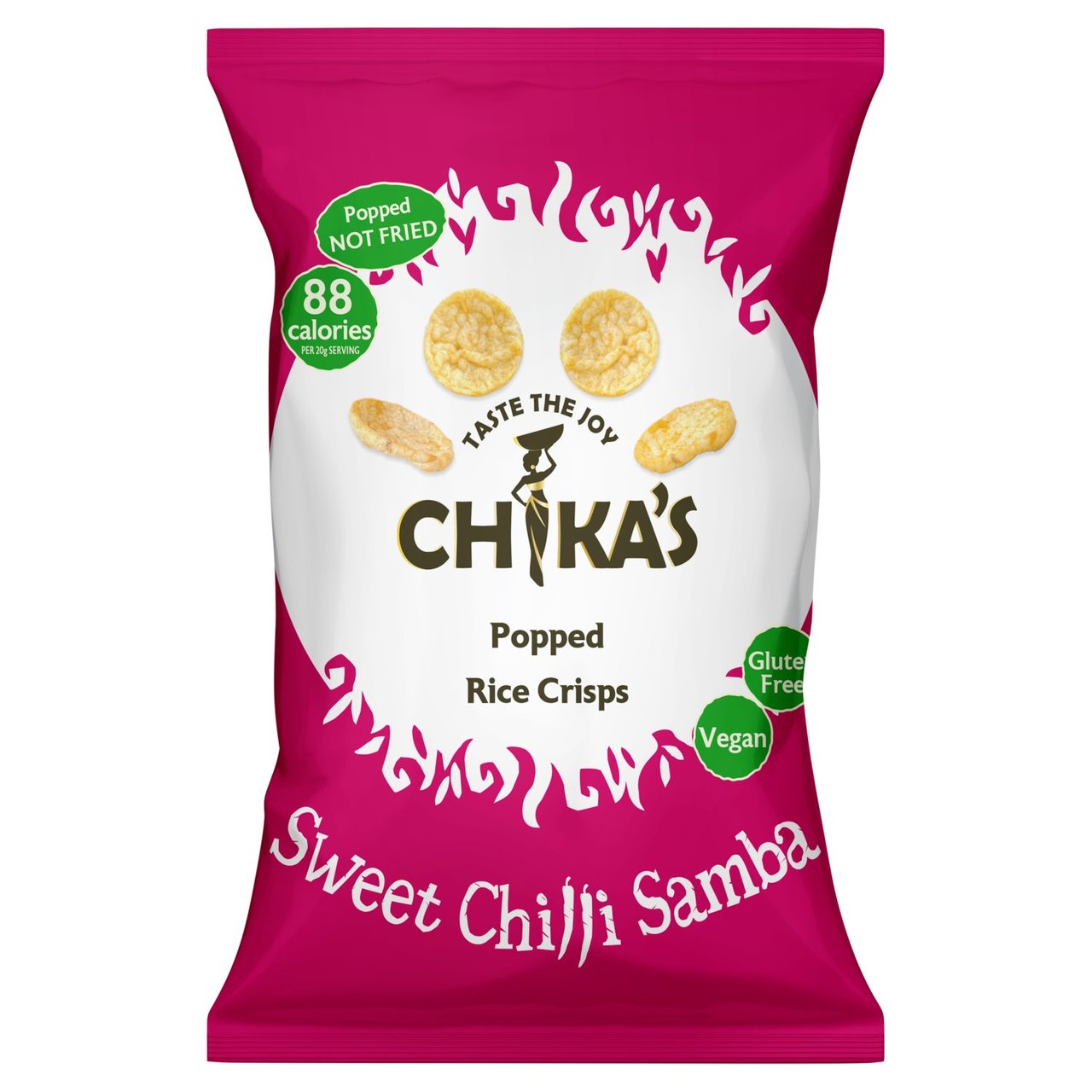 CHIKA'S Sweet Chilli Samba Popped Rice Crisps