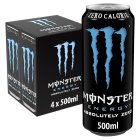 Monster Energy Drink Zero Sugar 4x500ml