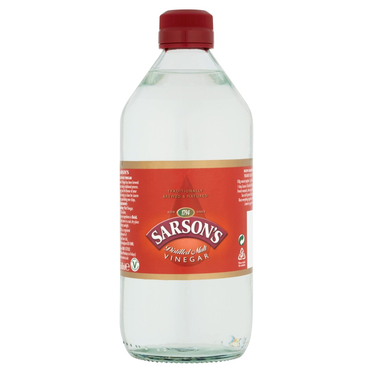 Sarson's Distilled Vinegar 568ml