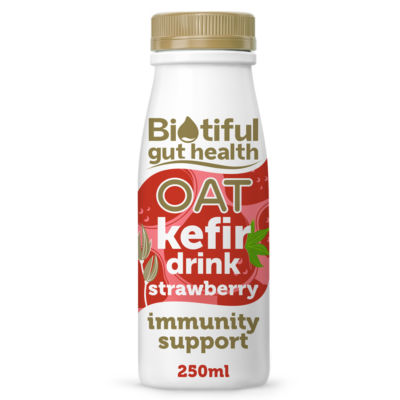 Biotiful Plant Based Oat Kefir Strawberry