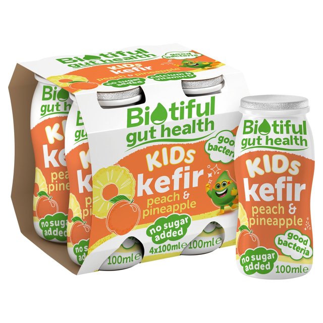 Biotiful Gut Health Peach & Pineapple Kids Kefir