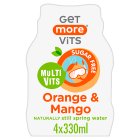 Get More Vits Orange & Mango Sugar Free Multivits Still Spring Water Bottles