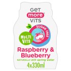 Get More Vits Raspberry & Blueberry Sugar Free Multivits Still Spring Water Bottles