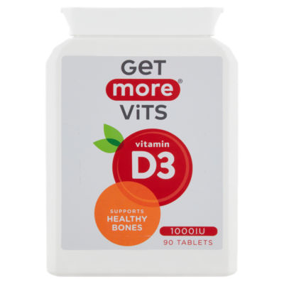 Get More Vits Vitamin D3 1000 IU 90 Tablets