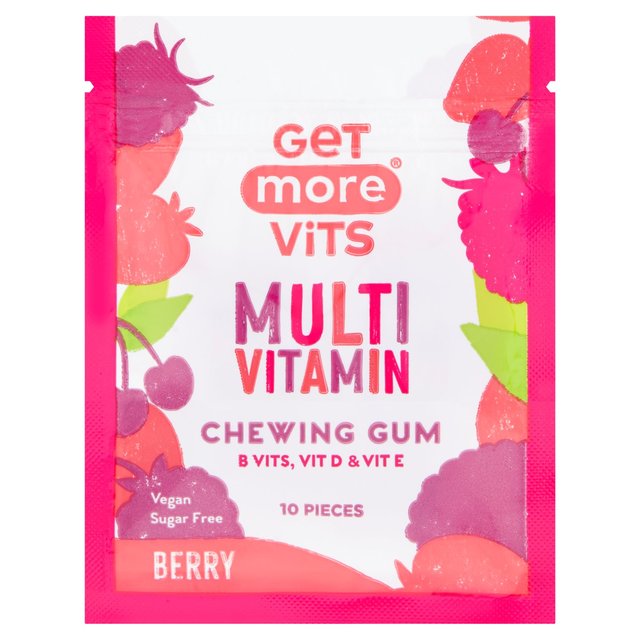 Get More Vits Multivitamin Berry Chewing Gum 10 per pack