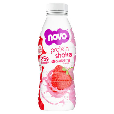 Novo Protein Shake Strawberry Flavour 330ml