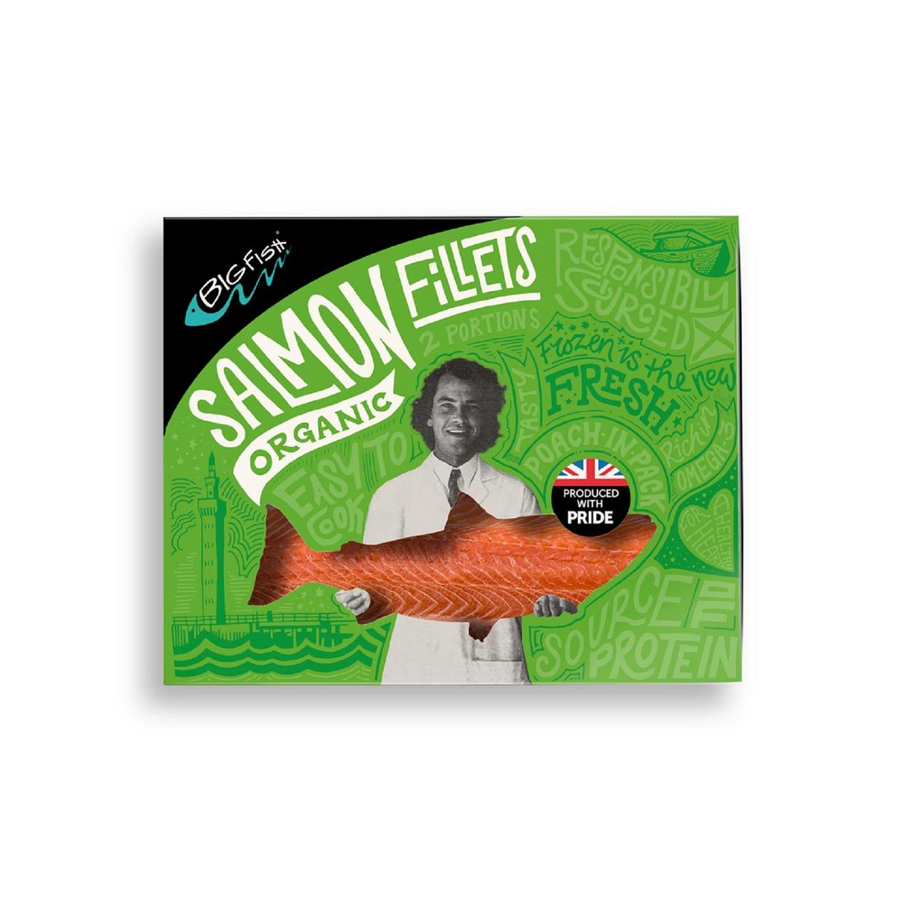 BigFish Organic Salmon Fillets Frozen