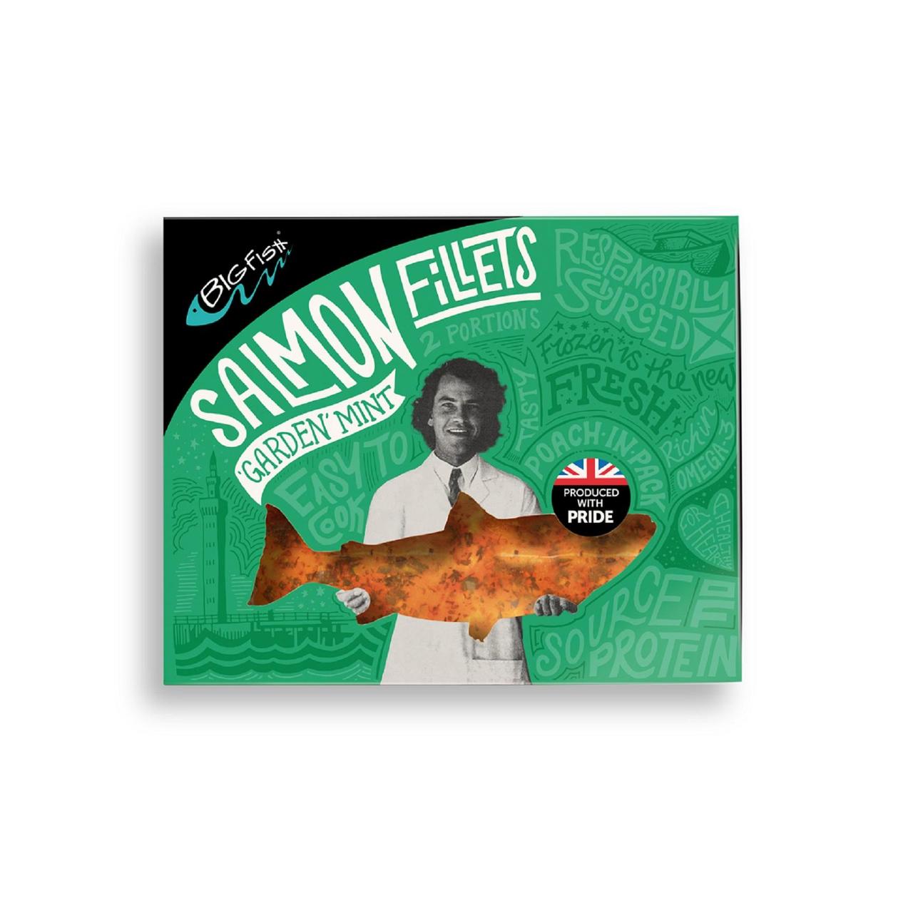 BigFish Garden Mint Salmon Fillets Frozen