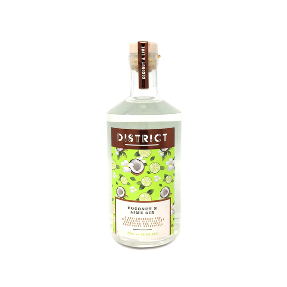 District Gin Coconut & Lime 70cl