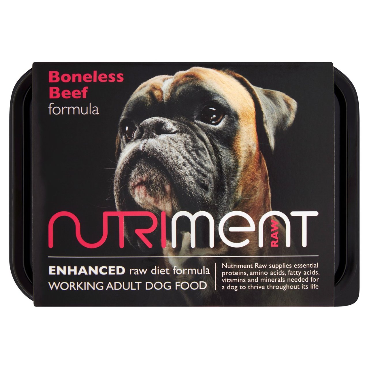 Nutriment Beef Formula Raw Dog Food