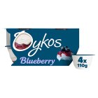 Oykos Blueberry Luxury Greek Style Yoghurt Dessert 4x110g