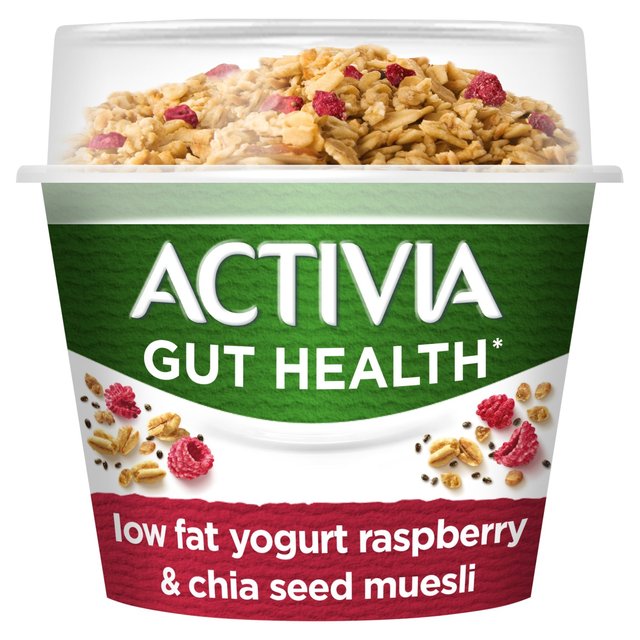 Activia Raspberry & Chia Seed Muesli Low Fat Yogurt