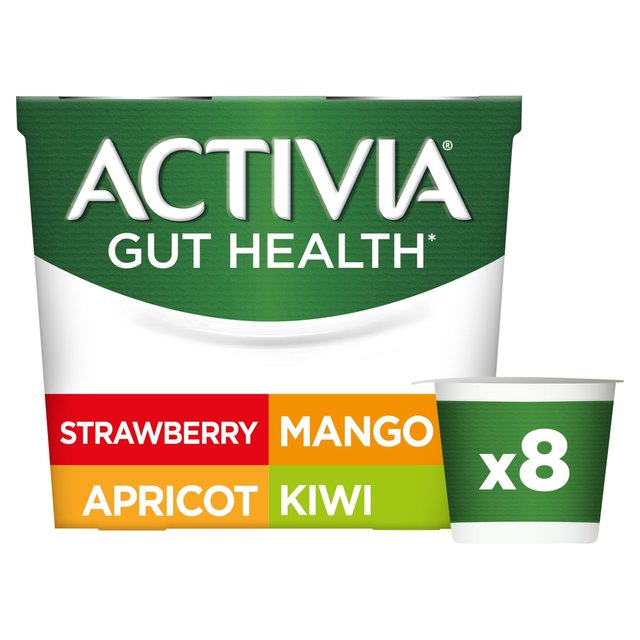 Activia Mango, Strawberry, Kiwi & Apricot Multipack Yoghurt