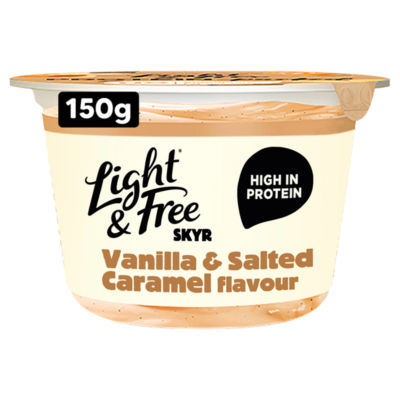 Light & Free Protein Yogurt Vanilla & Salted Caramel Flavour