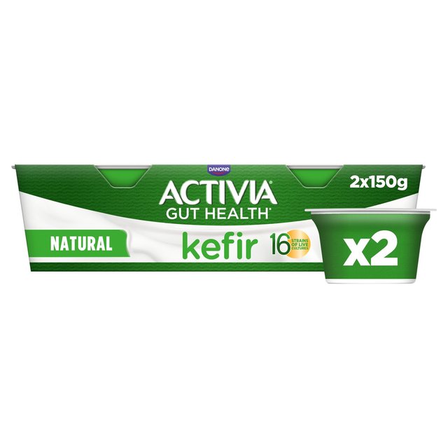 Activia Kefir Yogurt Plain  2 x 150g