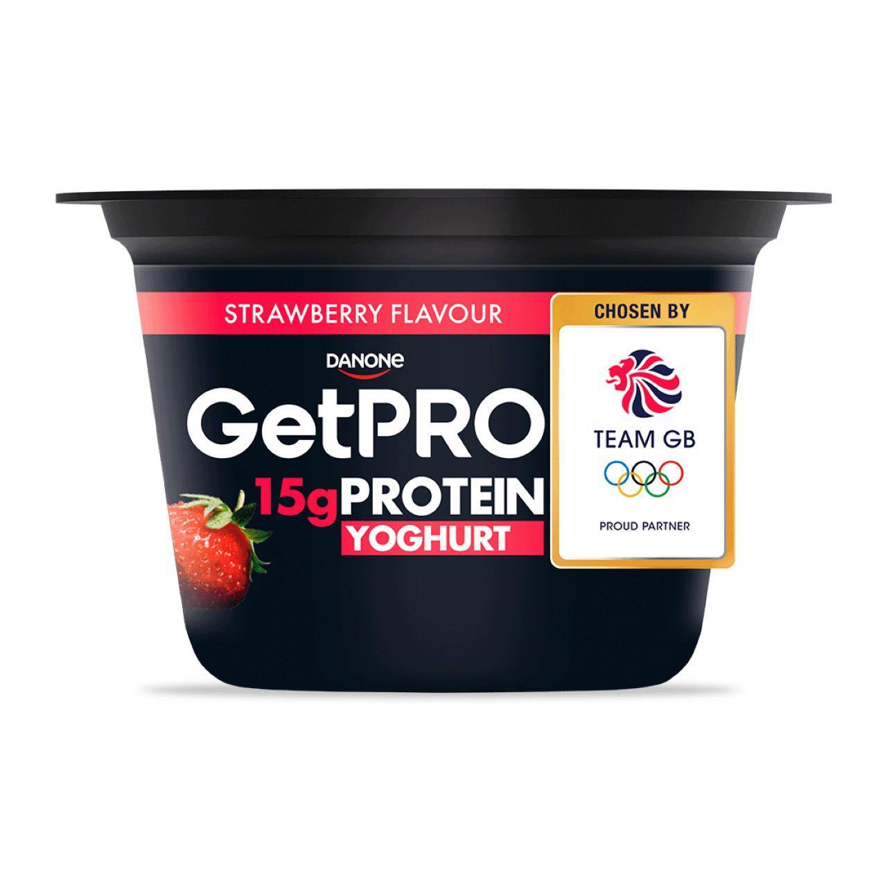 Danone Getpro Strawberry Flavour Yoghurt 160g