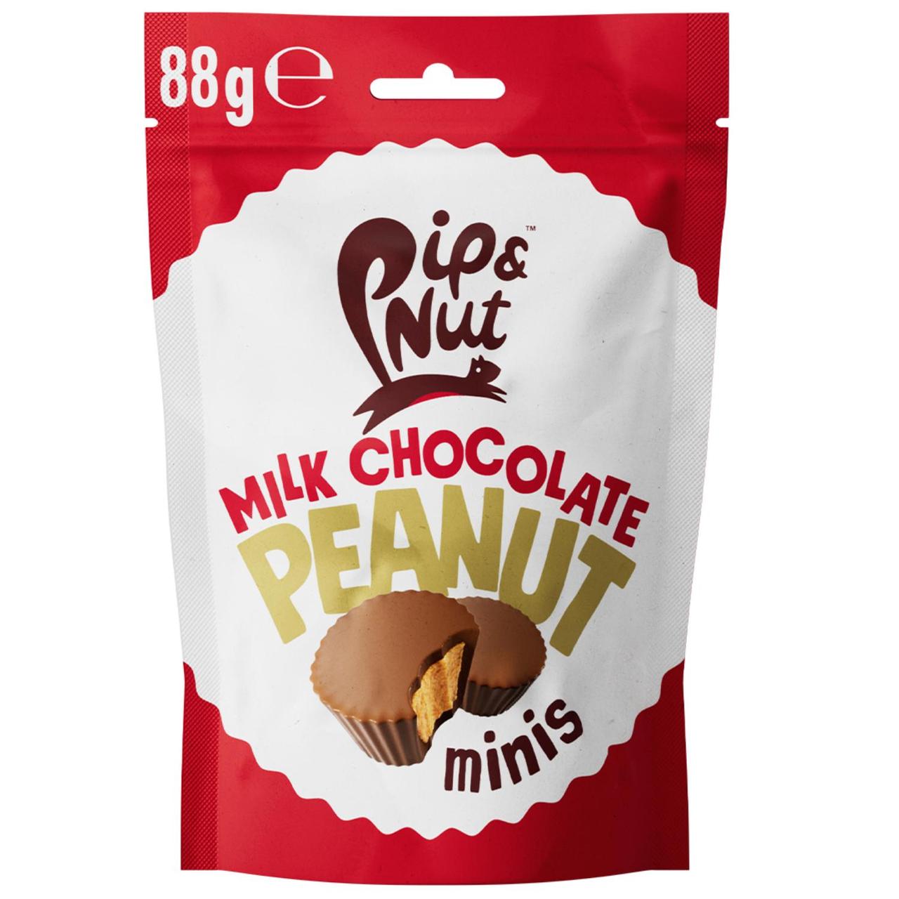 Pip & Nut Mini Milk Chocolate Peanut Butter Cups 